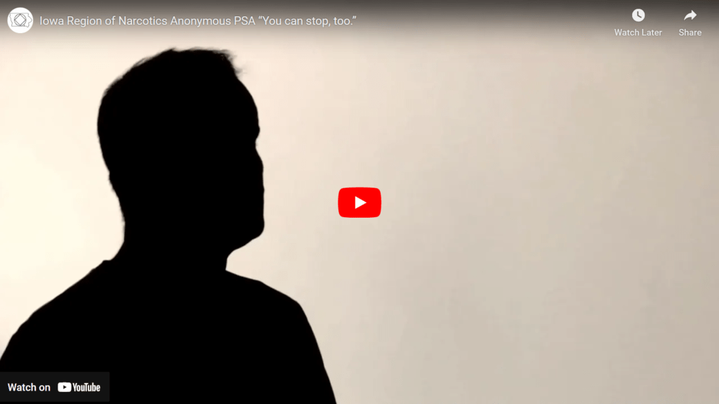 Iowa Narcotics Anonymous PSA